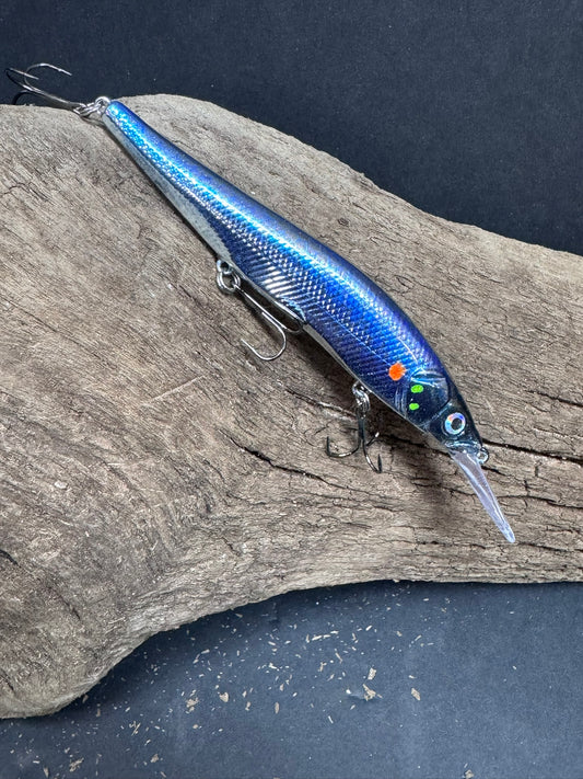 Jerk Bait chrome deep MB110 4-8 ft Dive