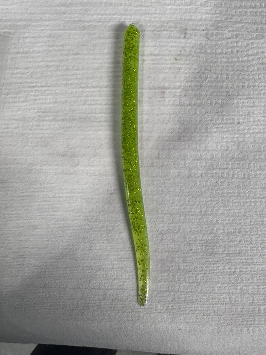 6" (Key Lime Pie) Soft Plastic 1 Bag qty10 Skinny Carrot Finesse