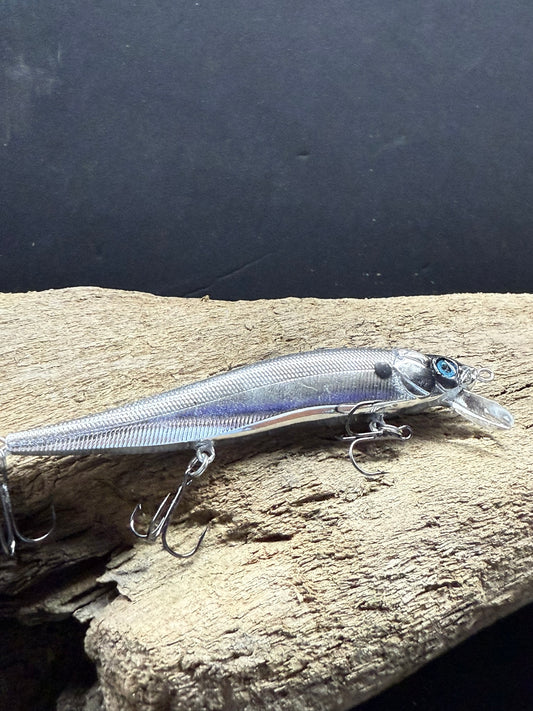 Chrome Mega Jerk Bait 4-6 Feet Dive