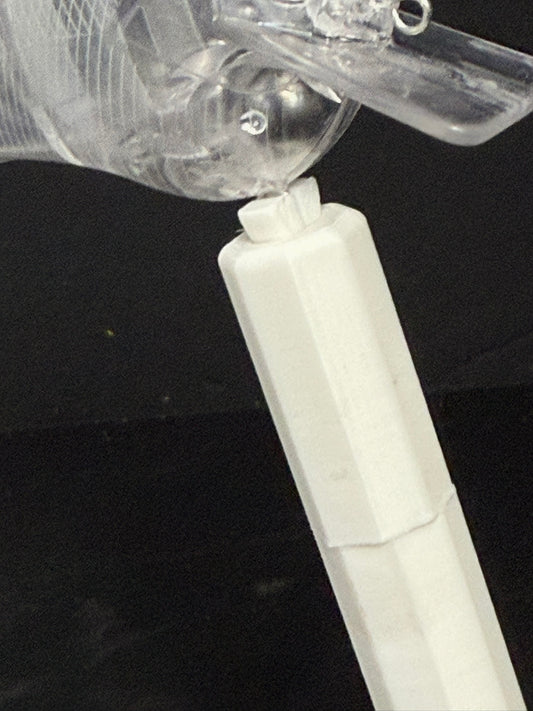 (Single) White Lure Blank Holder (SEE DESCRIPTION)