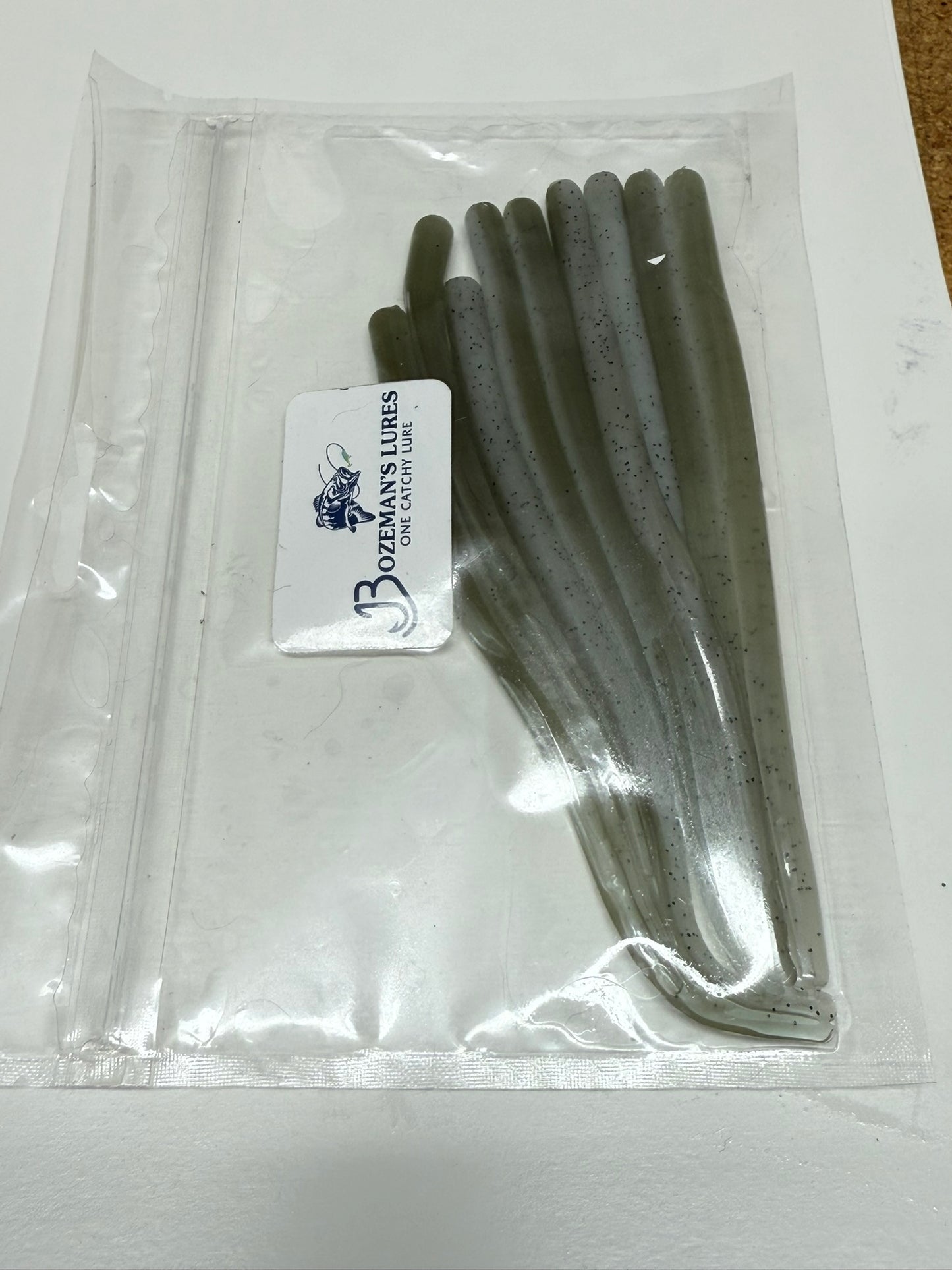 6" Green Egg's and Ham Skinny Carrot Worm 10 Pack