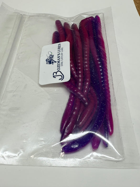 6" Morning Dawn Finesse worm 10 Pack