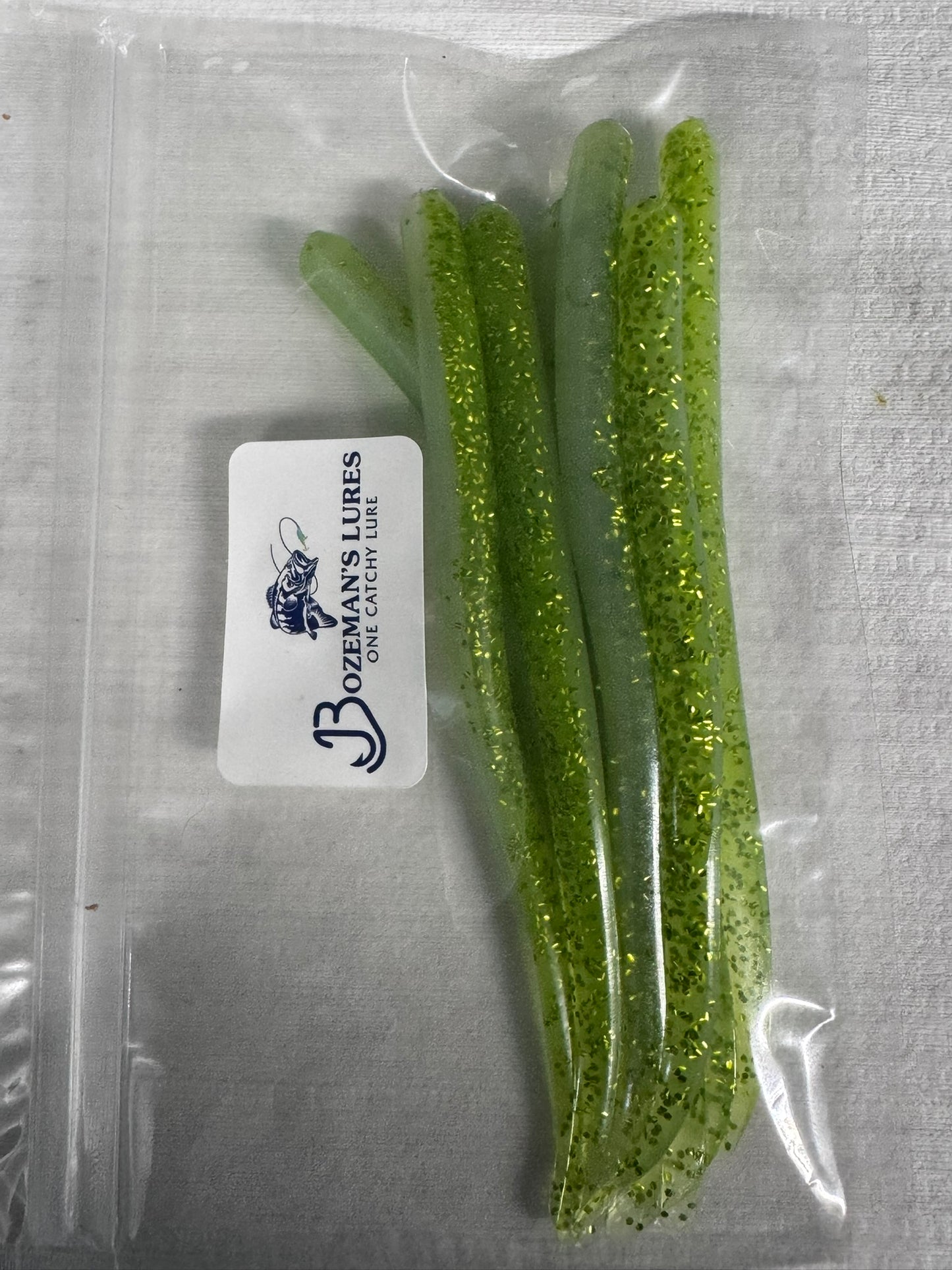 6" (Key Lime Pie) Soft Plastic 1 Bag qty10 Skinny Carrot Finesse
