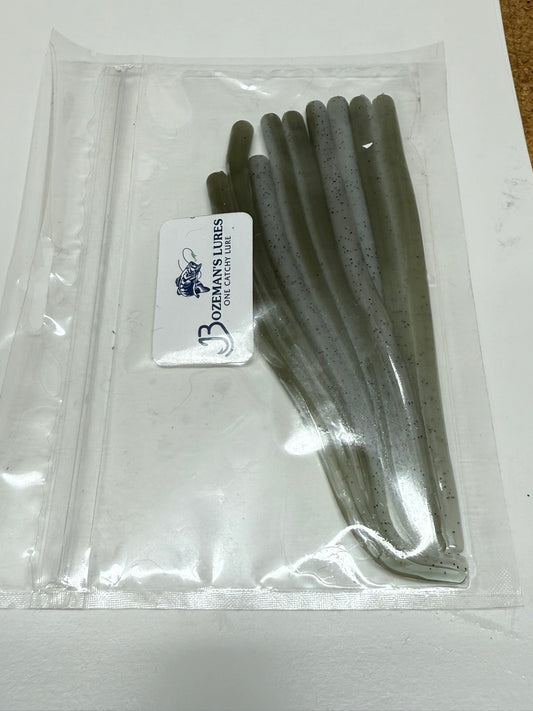 6" Green Egg's and Ham Skinny Carrot Worm 10 Pack