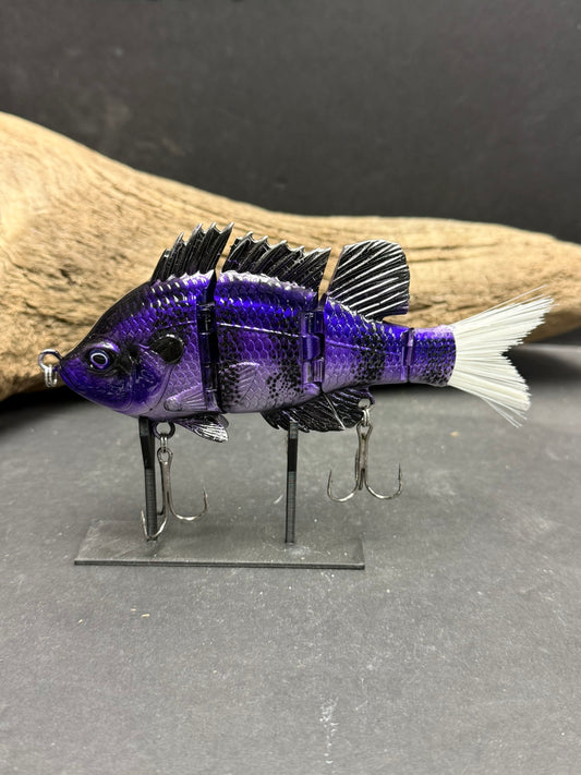6 Inch Purple Swim Bait