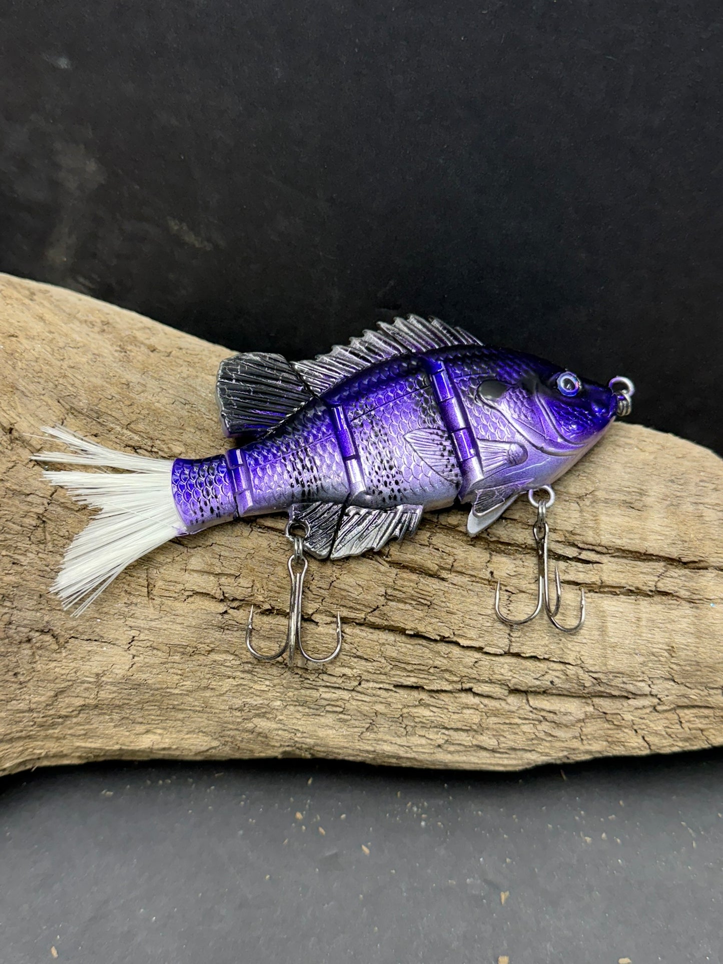 6 Inch Purple Swim Bait